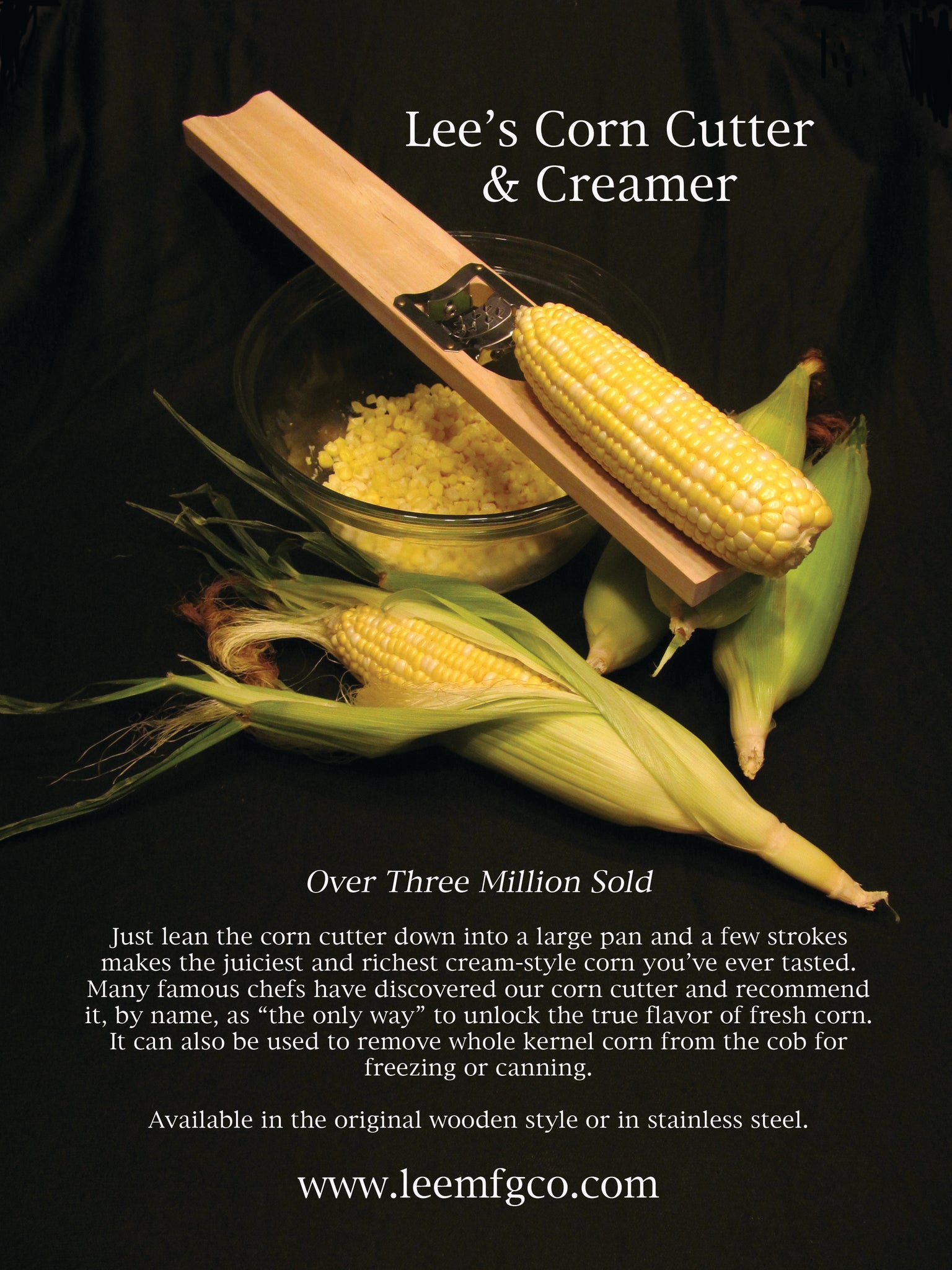 Wooden Corn Cutter and Creamer – Lee Manufacturing Company